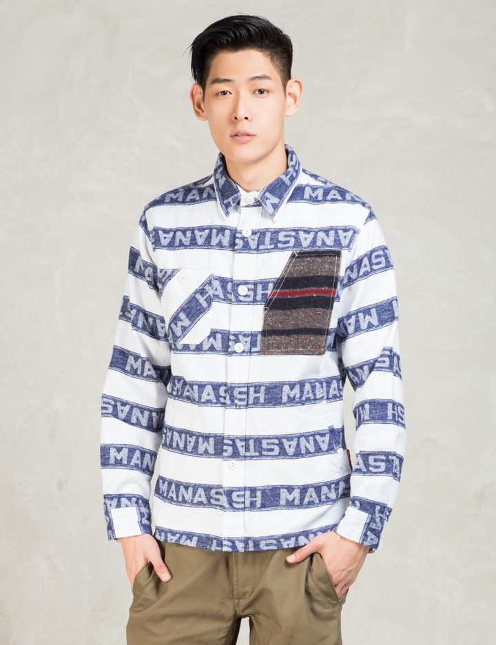 White L/S Flannel Shirt Placeholder Image