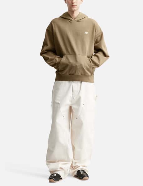 "Good Vibes Khaki Washed Out" Hoodie view 14