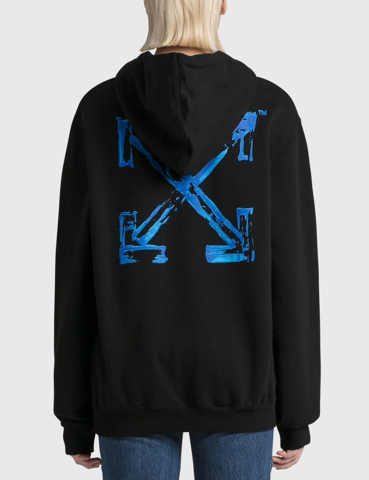 Painted Arrows Reg Hoodie Black Blue Placeholder Image