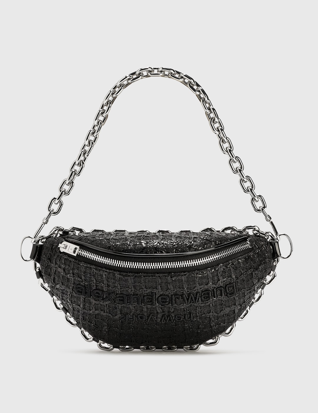 Alexander Wang Attica Tweed Hybrid Fanny Pack HBX Globally