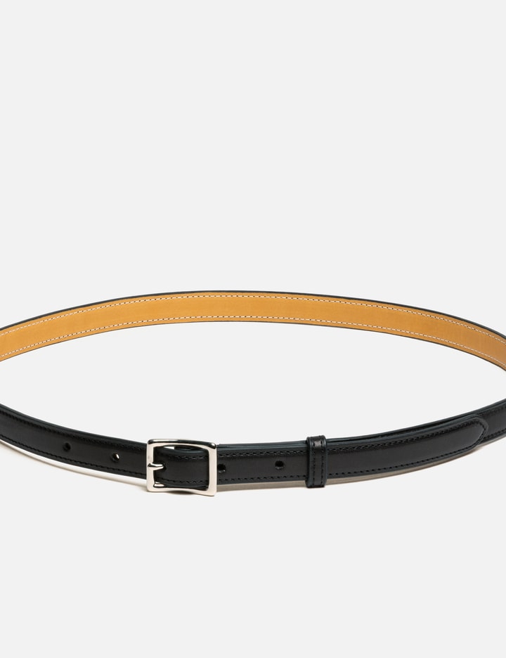 Kaptain Sunshine Narrow Calf Leather Belt