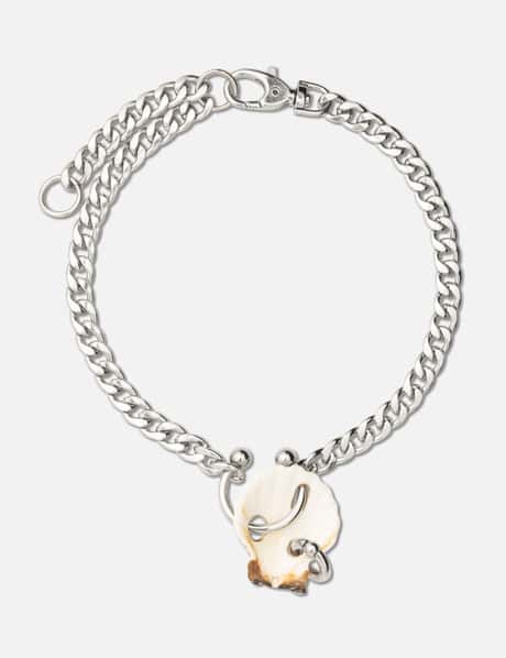 corrina goutos Pierced Shell Necklace