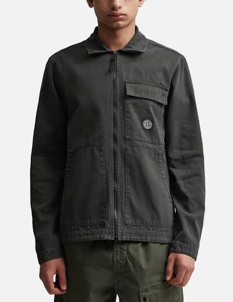 Stone Island - Garment Dyed Overshirt | HBX - Globally Curated 