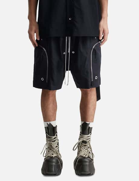 Rick Owens Drkshdw - Bauhaus Shorts In Tencel Ripstop | HBX 