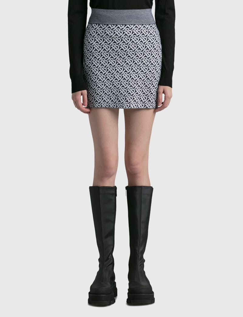 Burberry Monogram Mini Skirt