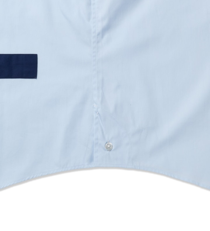 Pale Blue/White/Navy Stanway Soft Collar Shirt Placeholder Image