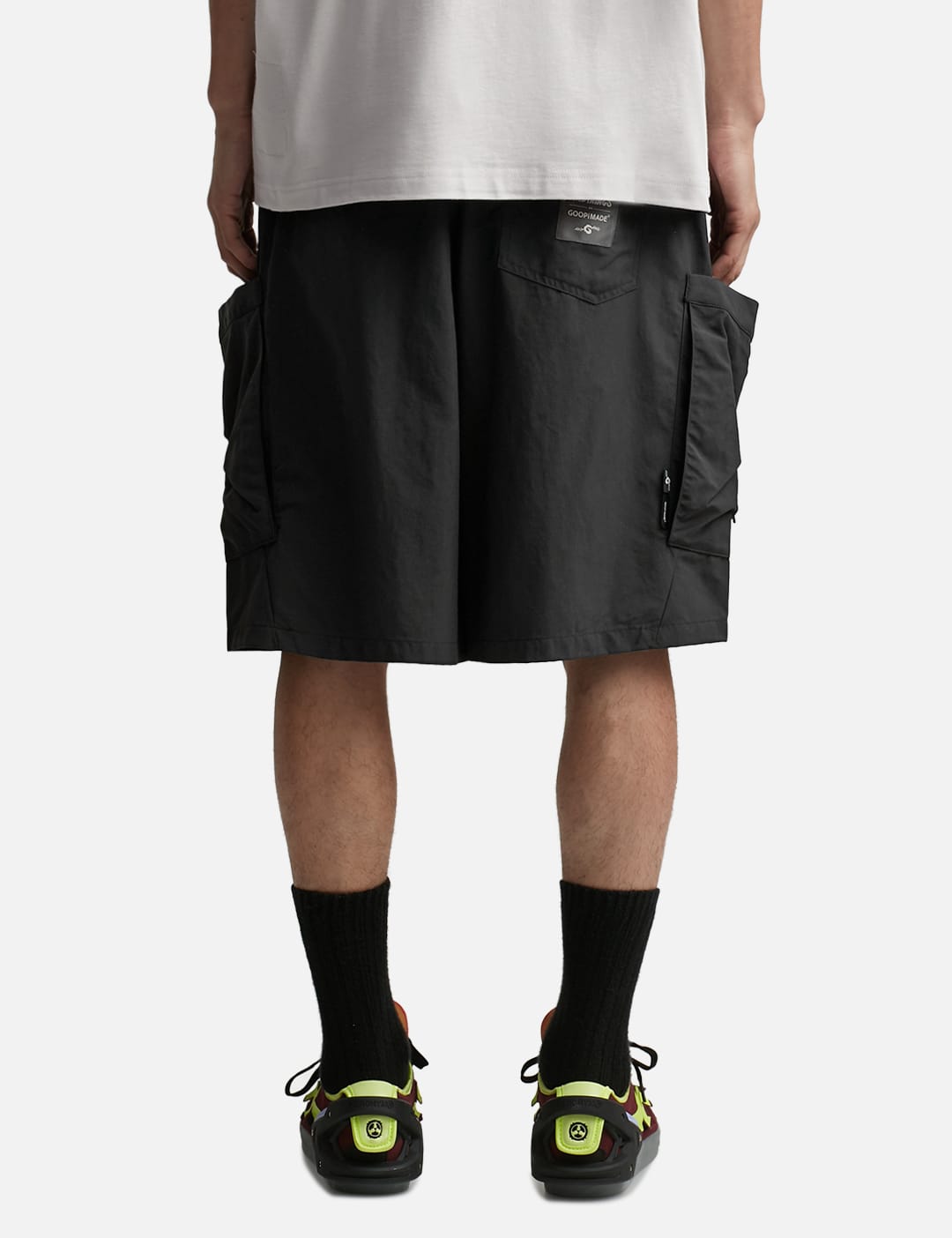 Goopimade ® X Wildthings D string Utility Shorts In Black   ModeSens