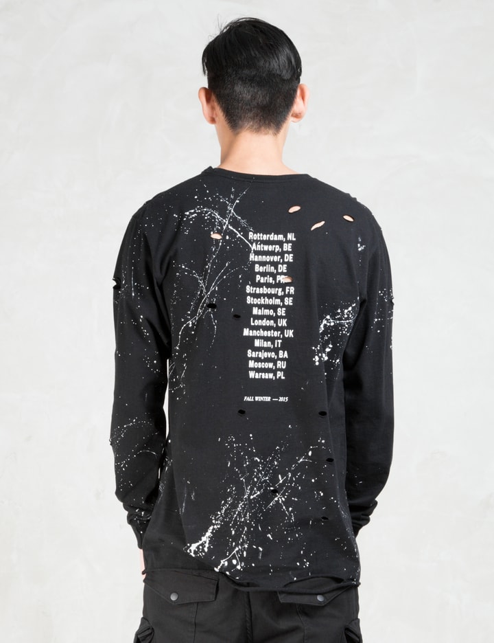 Shop STUSSY Monogram Street Style Long Sleeves Plain Cotton Logo by Lunon