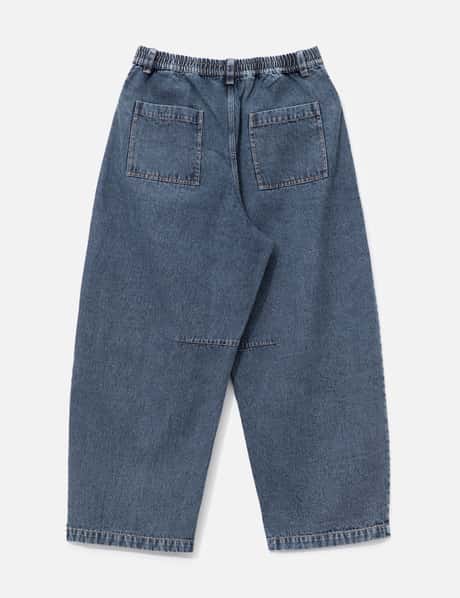 Paneled Barrel Jeans view 8