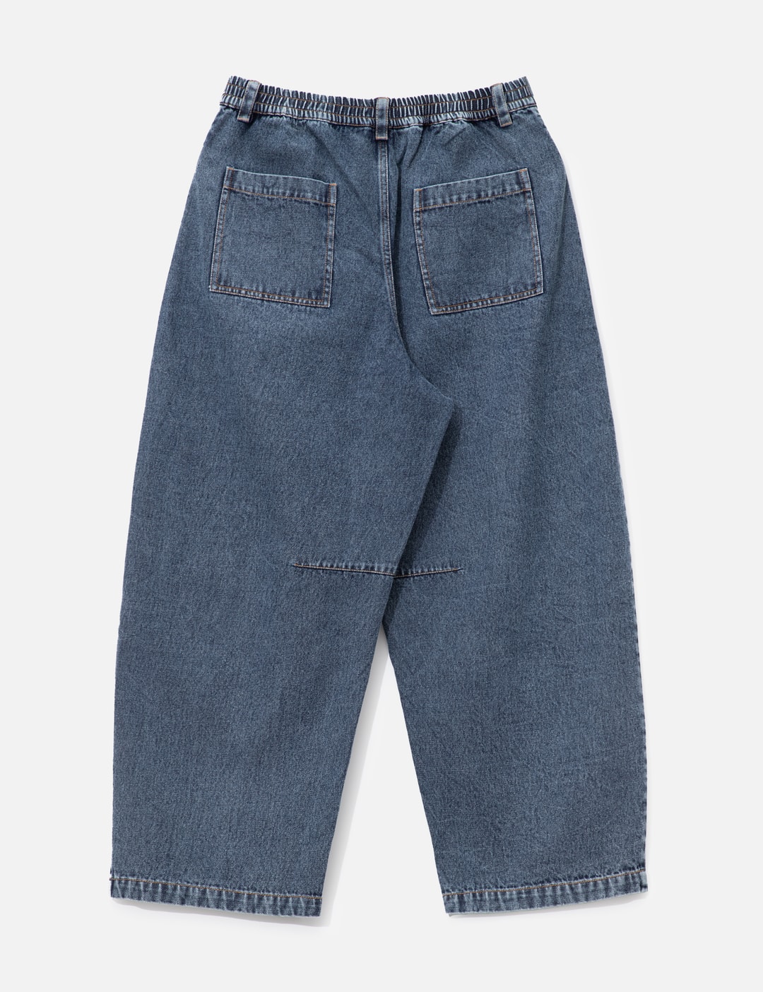 Paneled Barrel Jeans view 9