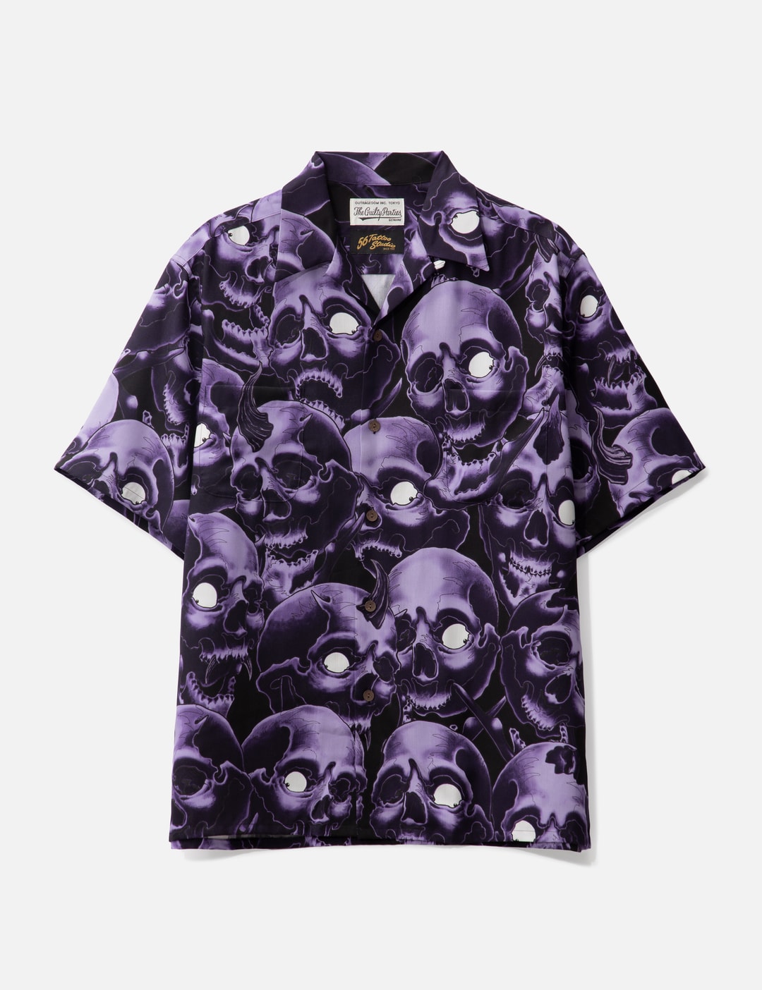 Wacko Maria - 56 Tattoo Studio Hawaiian Shirt (Type-1) | HBX 