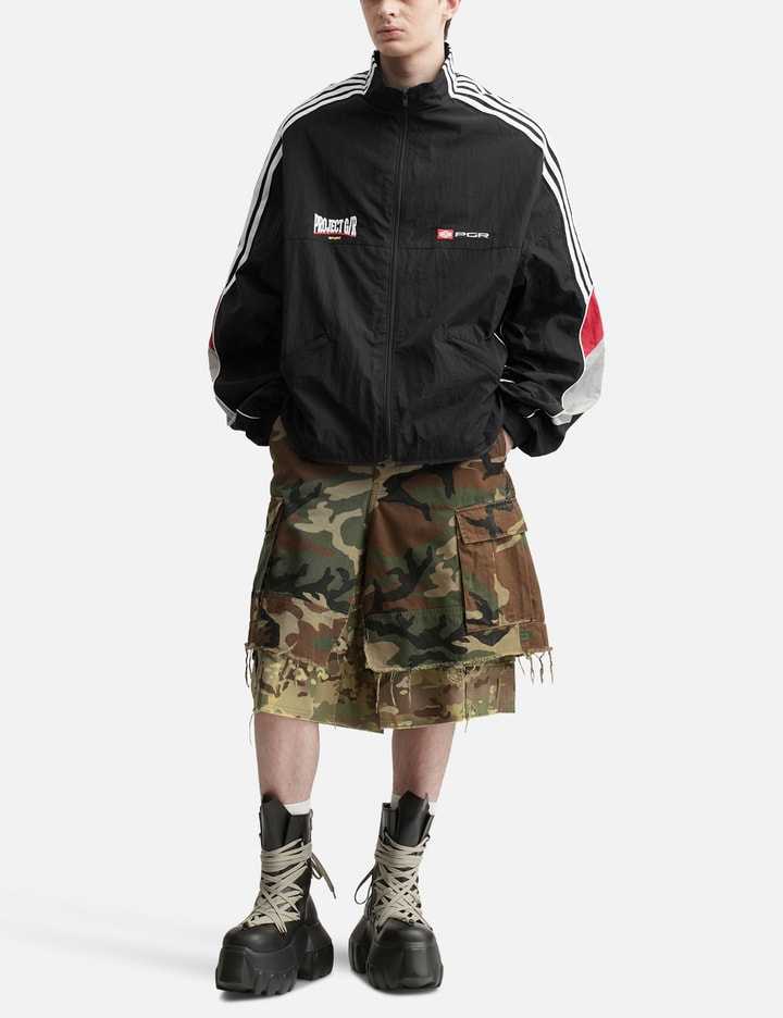 Layered Skirt Cargo Shorts Placeholder Image