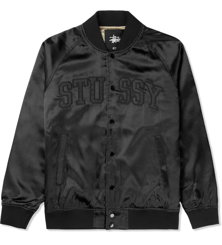 Black Satin Bomber Jacket Placeholder Image