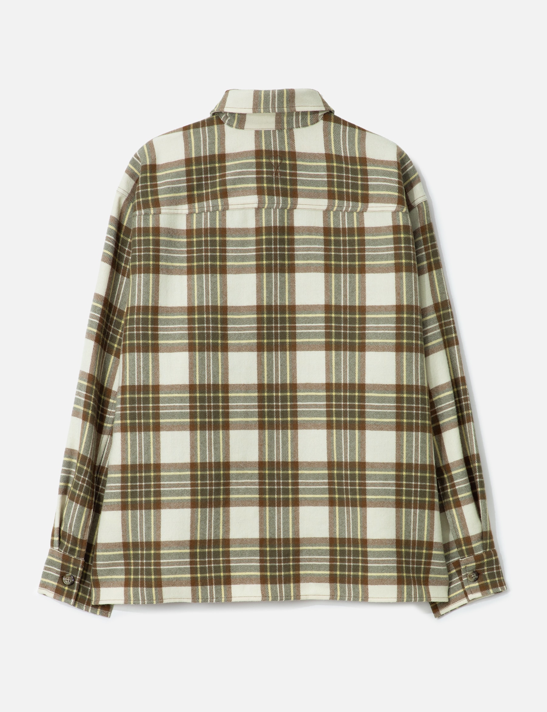 Checked Wool Overshirt view 17