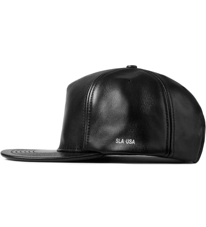 Black New Lambskin Standard Snapback Cap Placeholder Image