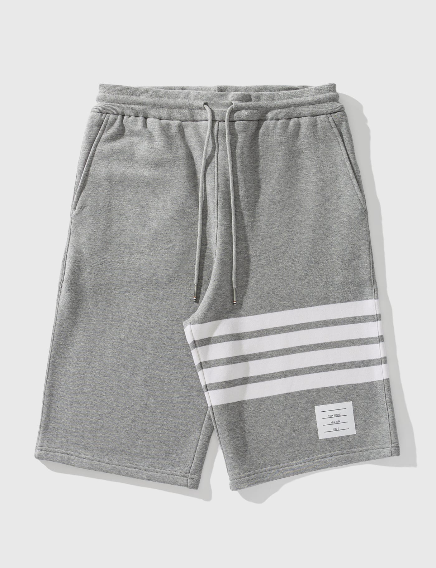 탐 브라운 Thom Browne Cotton Loopback Knit Engineered 4-Bar Sweat Shorts