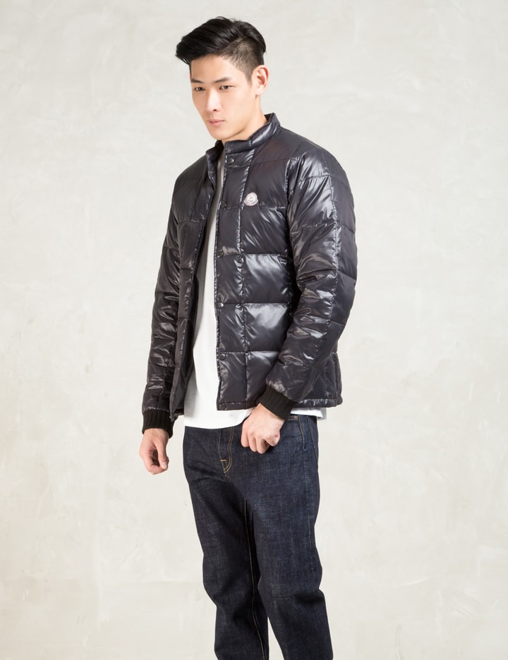 Black Quilted Down Jacket Placeholder Image