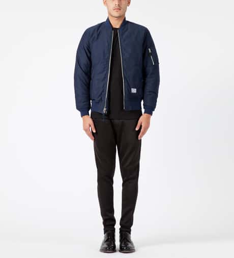 Bedwin & The Heartbreakers - Navy Dean MA-1 Jacket | HBX 