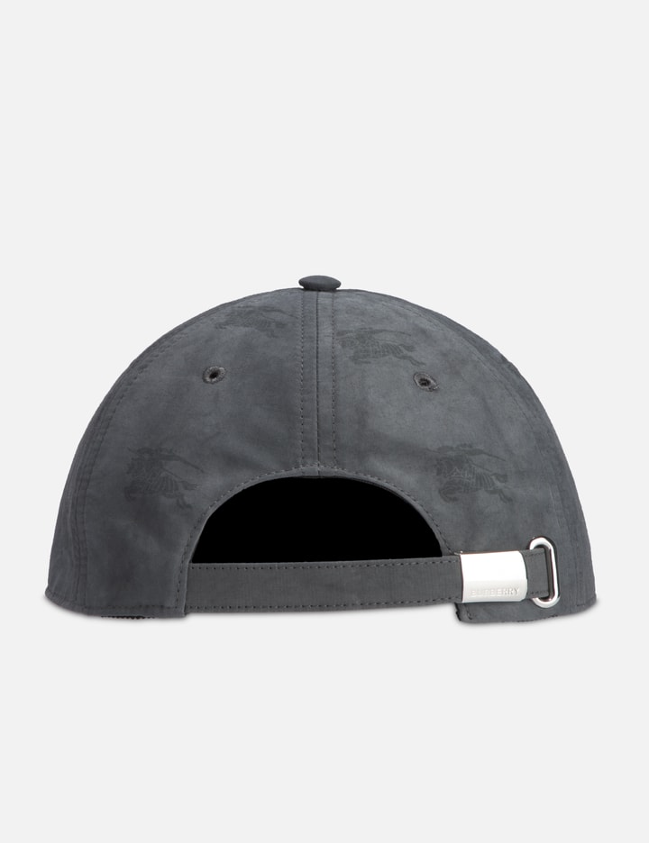 Shop Burberry Technical Cotton Baseball Cap In Black