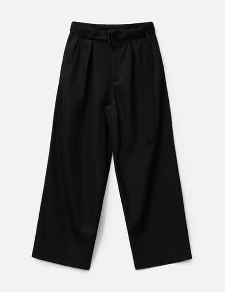 LGN LOUIS GABRIEL NOUCHI LARGE SMOKING TROUSERS WITH BOX PLEATS