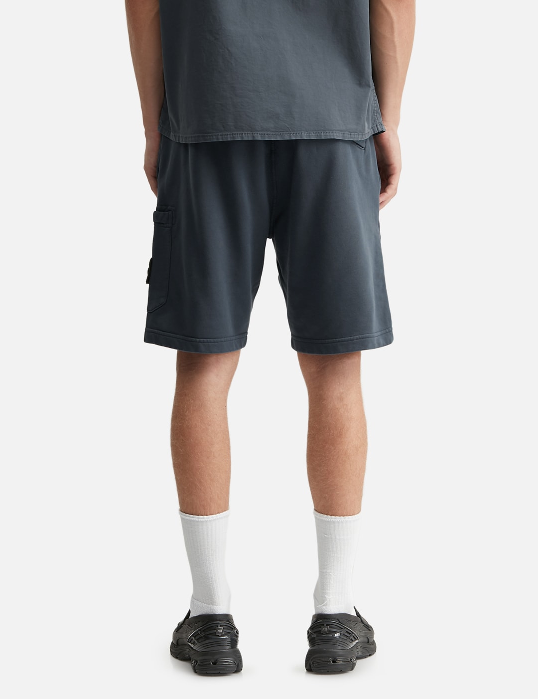 Organic Cotton Fleece Jogger Shorts view 13
