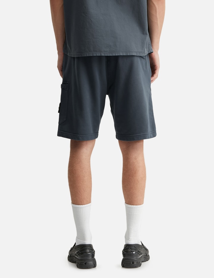 Organic Cotton Fleece Jogger Shorts view 4