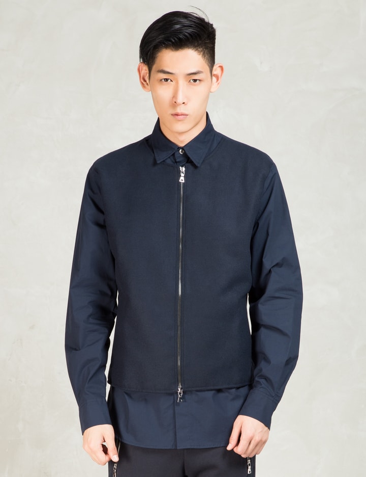 Navy Illusion Layered Over Shirt Placeholder Image