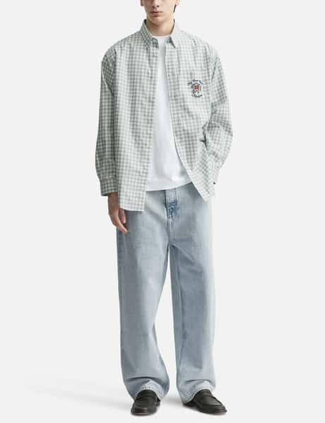 Chemise Carreaux Slogan Rose view 14