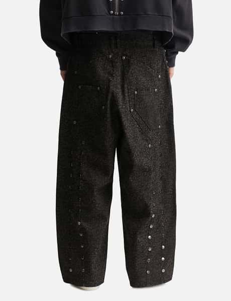 "Bruce" Leopard Baggy Denims view 12