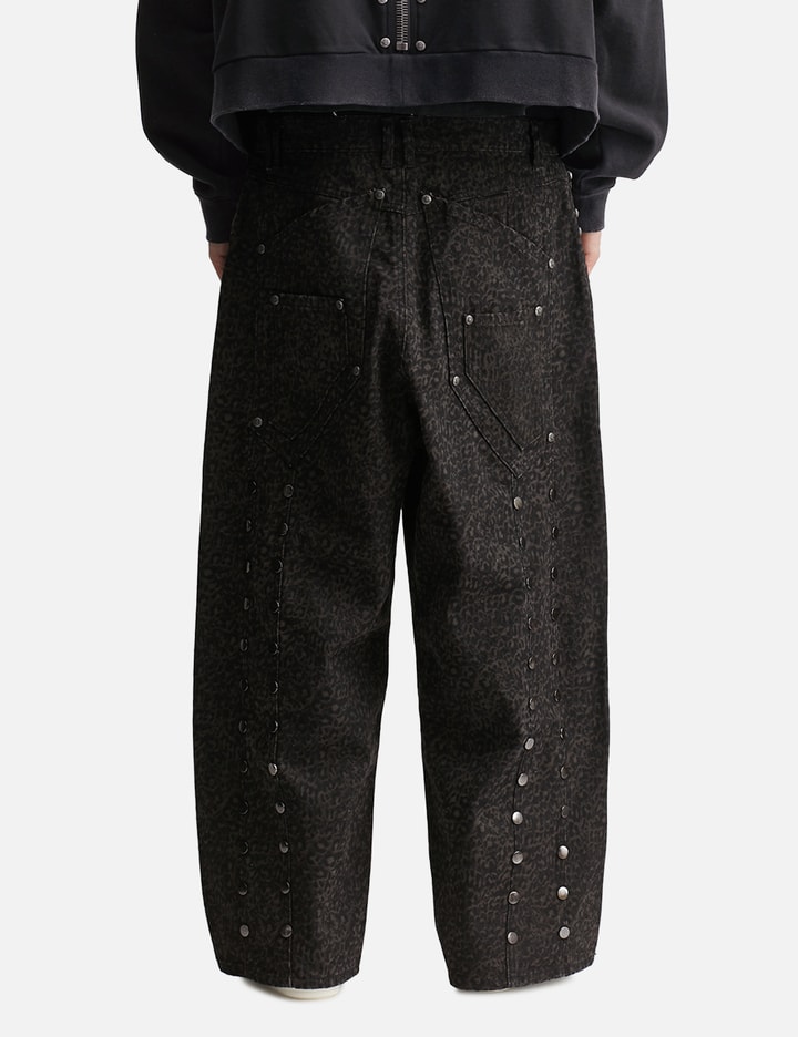 Thought We Friends "Bruce" Leopard Baggy Denims