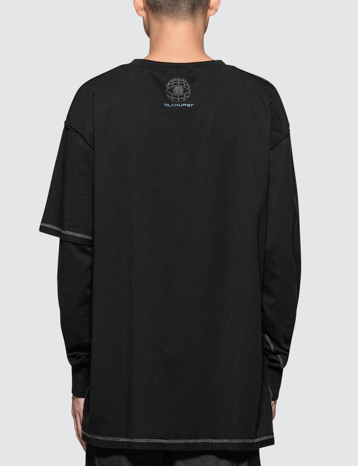 Asymmetrical Layered Sleeves T-shirt Placeholder Image