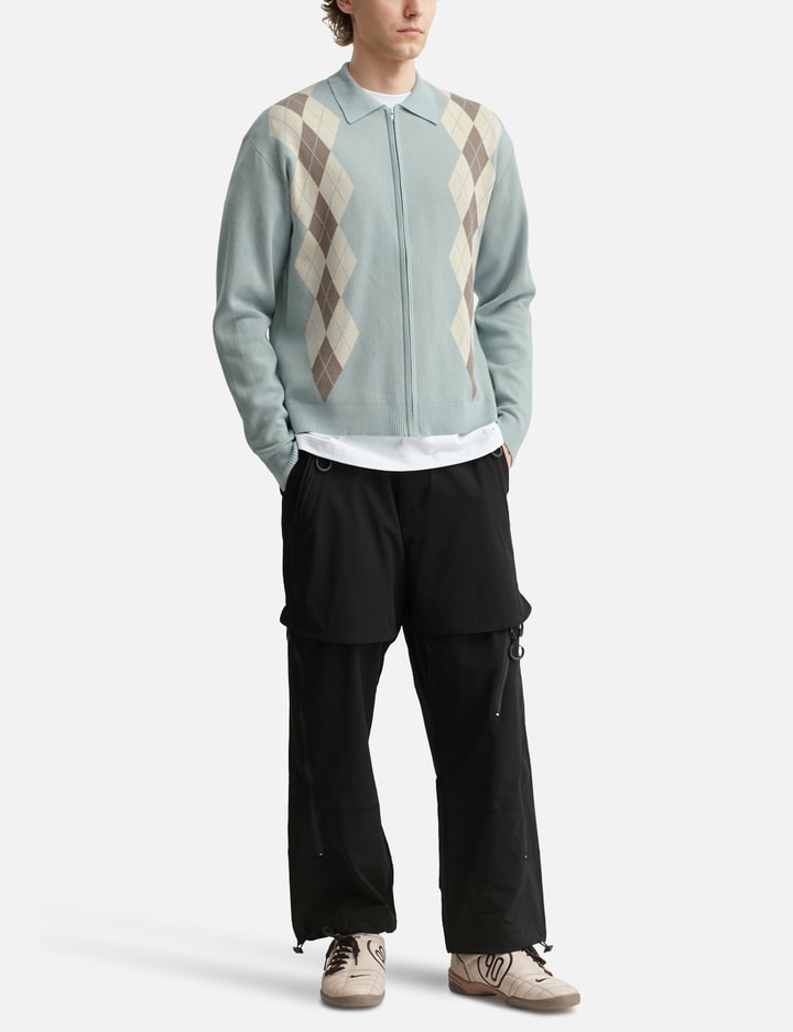 Wright Knitted Long Sleeve Polo Sweater Placeholder Image