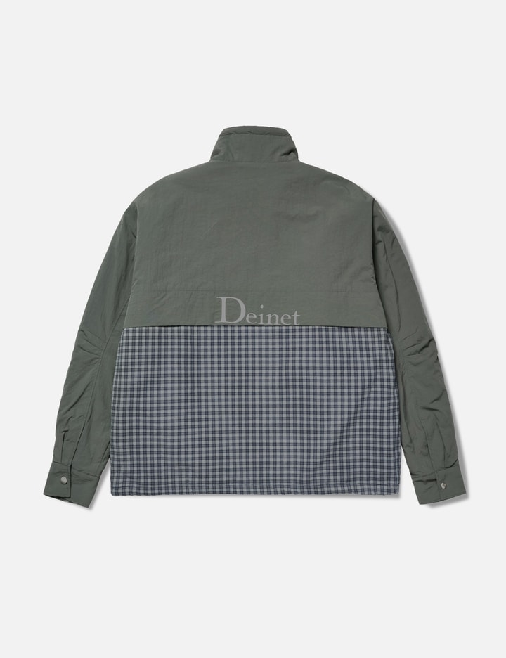 CHECK CONTRAST BOMBER JACKET CHARCOAL Placeholder Image