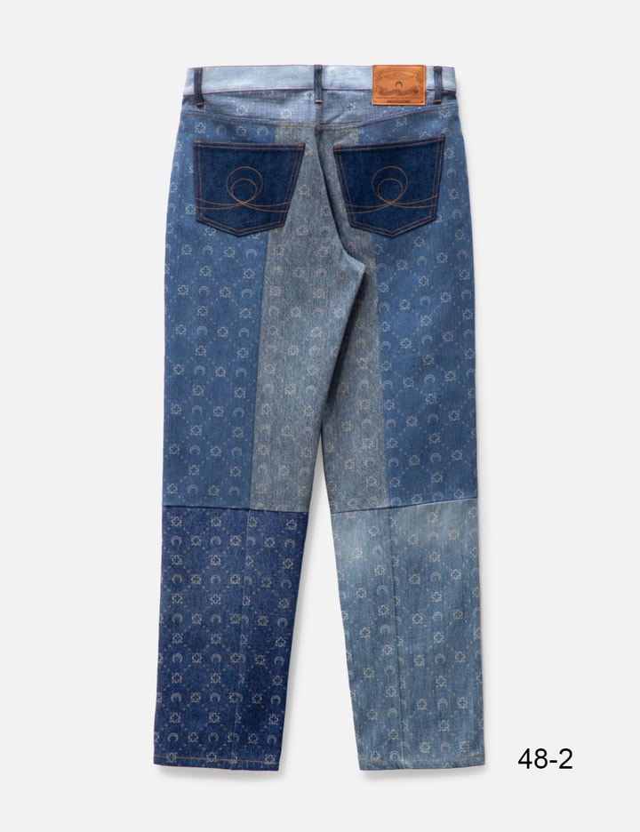 Louis Vuitton louis vuitton monogram patchwork denim hoodie 48
