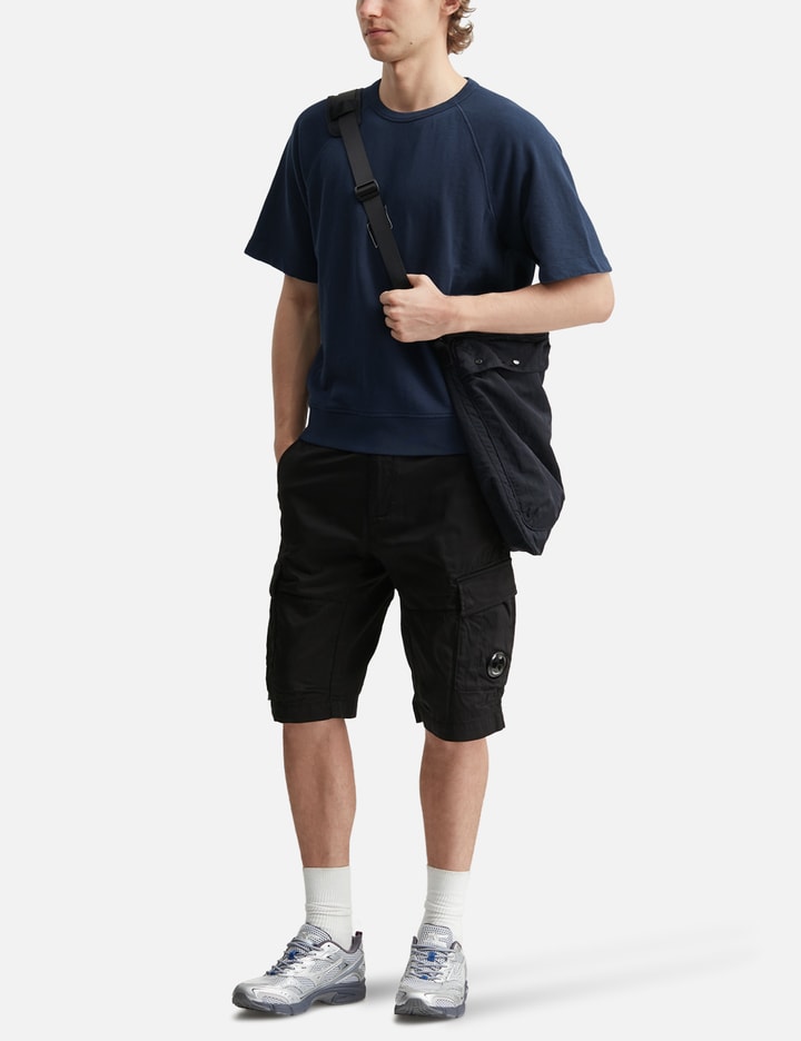 C.P. Company Malfilè Fleece Short Sleeve Sweatshirt