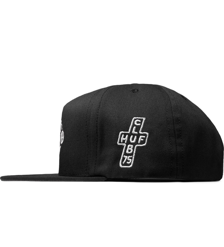 HUF x Club 75 Black Snapback Cap Placeholder Image