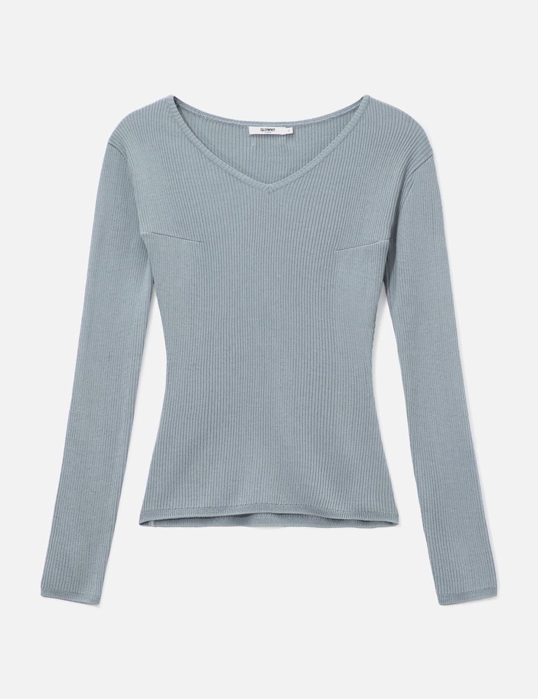 G Classic Rib V-Neck Knit view 7