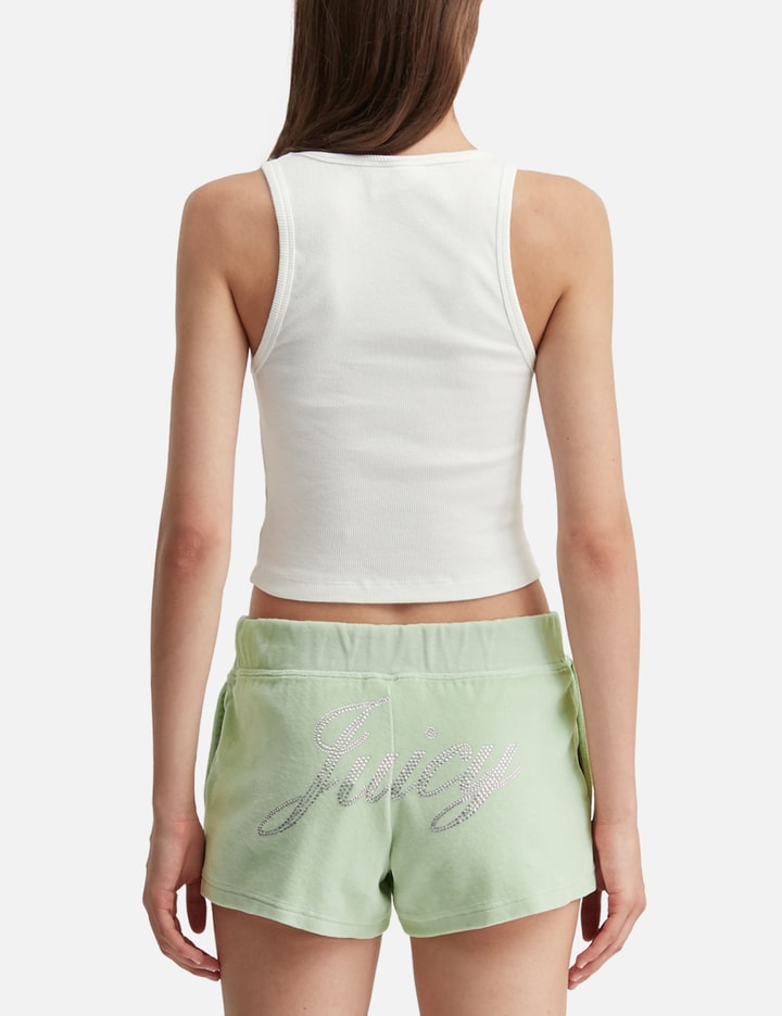 Sporty & Rich Sporty & Rich X Juicy Couture Crown Ribbed Tank