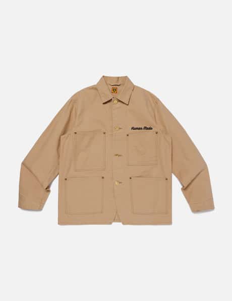 Human Made Washed Duck Coverall Jacket