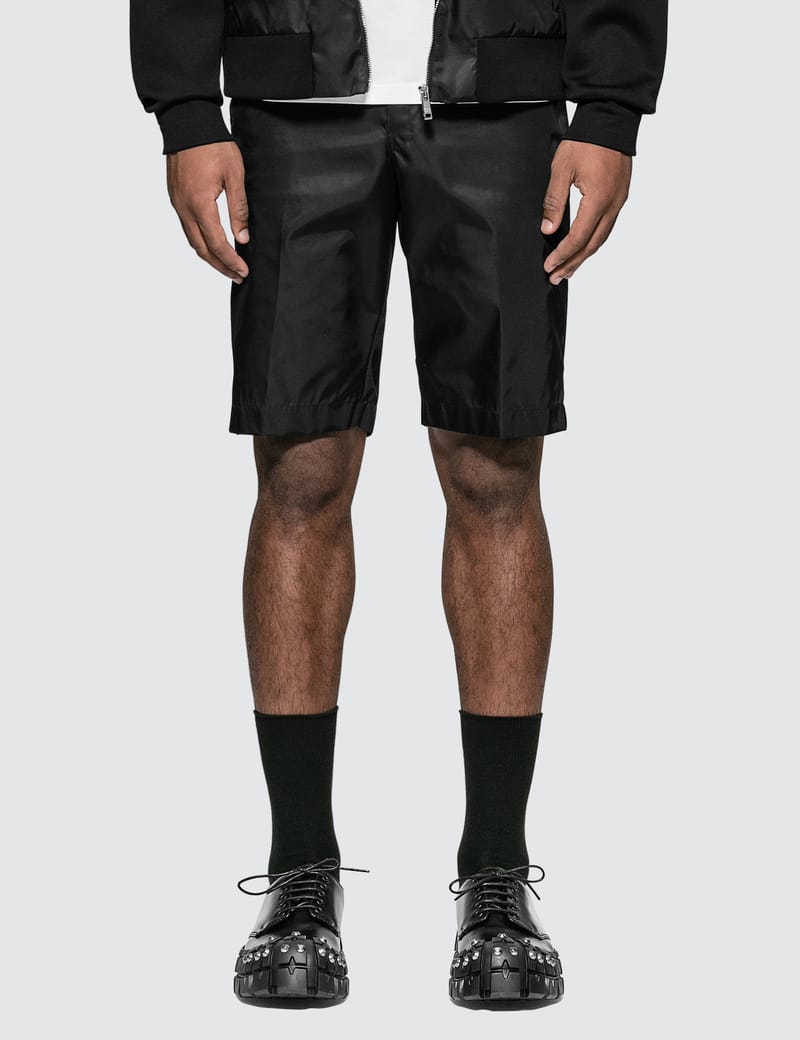 prada nylon gabardine shorts