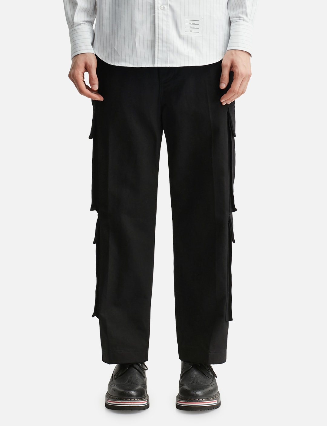Washed Cotton Utility Chino Cargo Trouser view 11