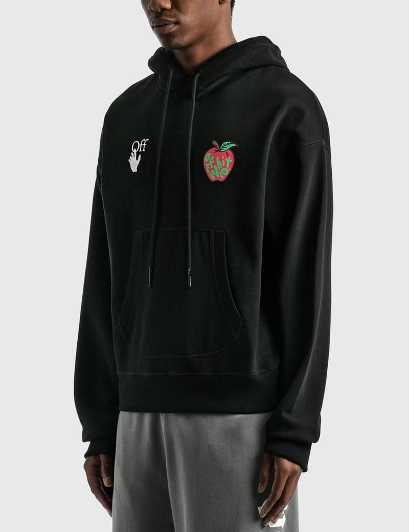 Off-White - Apple Over Flatlock Hoodie 