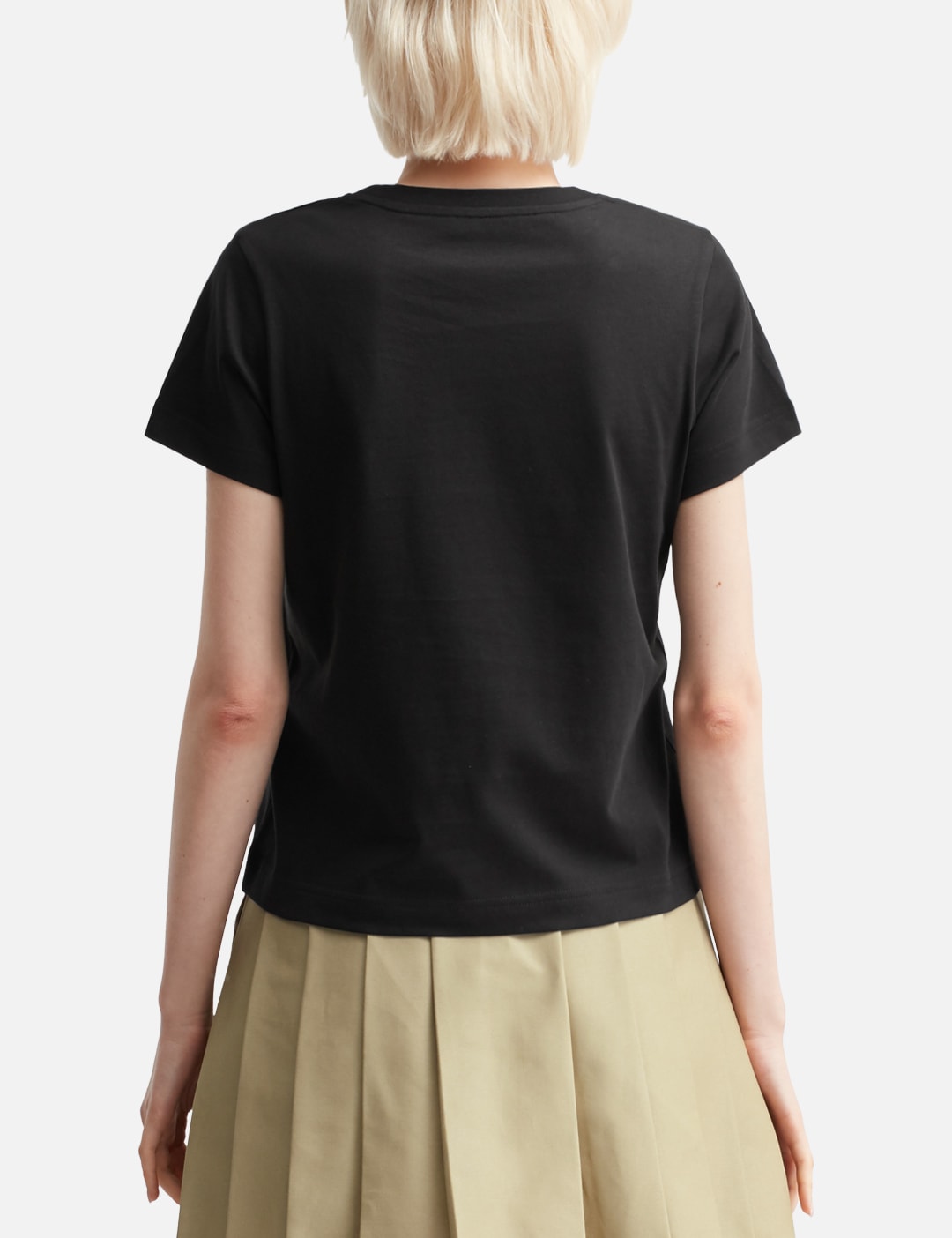 Embroidered Heart Logo Cotton T-Shirt view 15