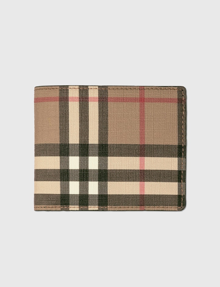 Vintage Check E-canvas and Leather Wallet Placeholder Image