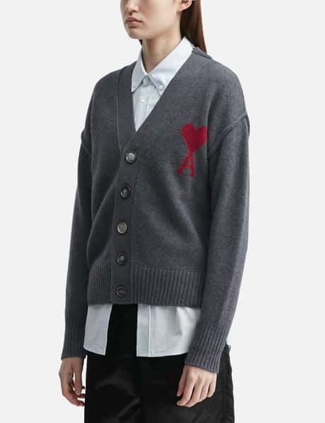 Cardigan With Contrasted Ami De Coeur view 7