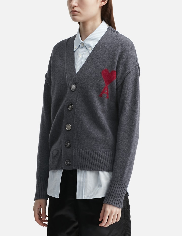 Cardigan With Contrasted Ami De Coeur Placeholder Image
