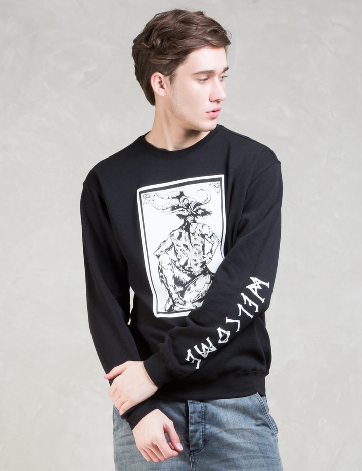 Krampus Lightweight Crew Fleece Sweatshirt Placeholder Image