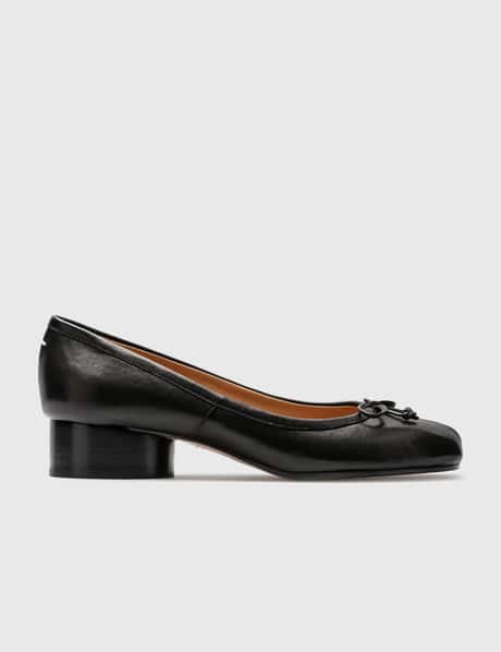 Maison Margiela Tabi Leather Ballerina Pumps HBX