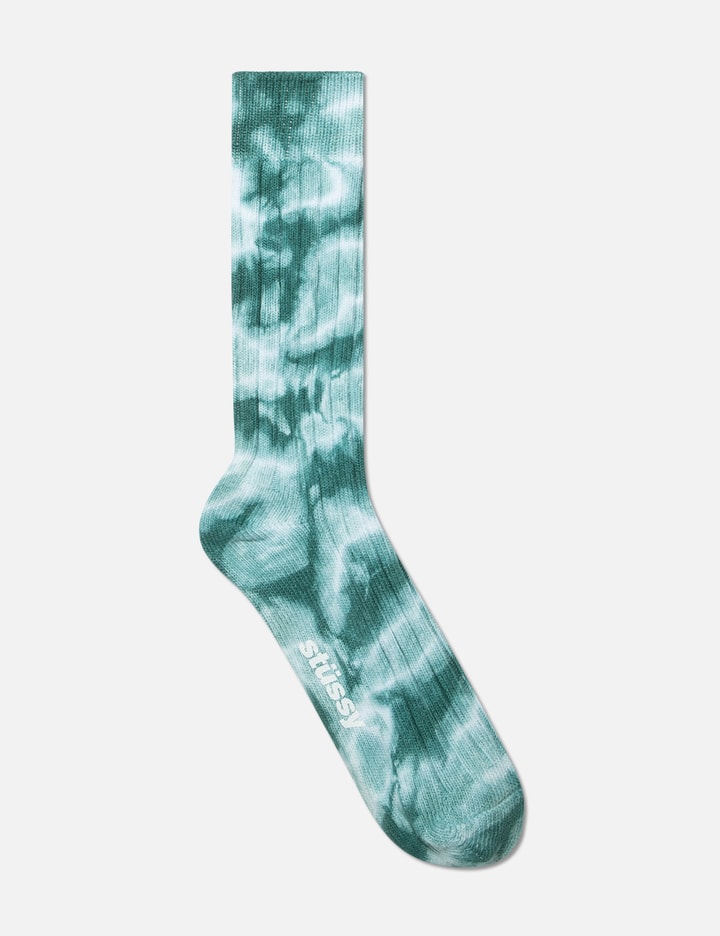 Dyed Ribbed Crew Socks Placeholder Image