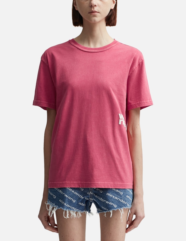 Alexander Wang T Essential Jersey Short Sleeve T-shirt In Pink